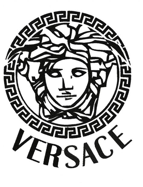 versace man logo|Versace logo drawing.